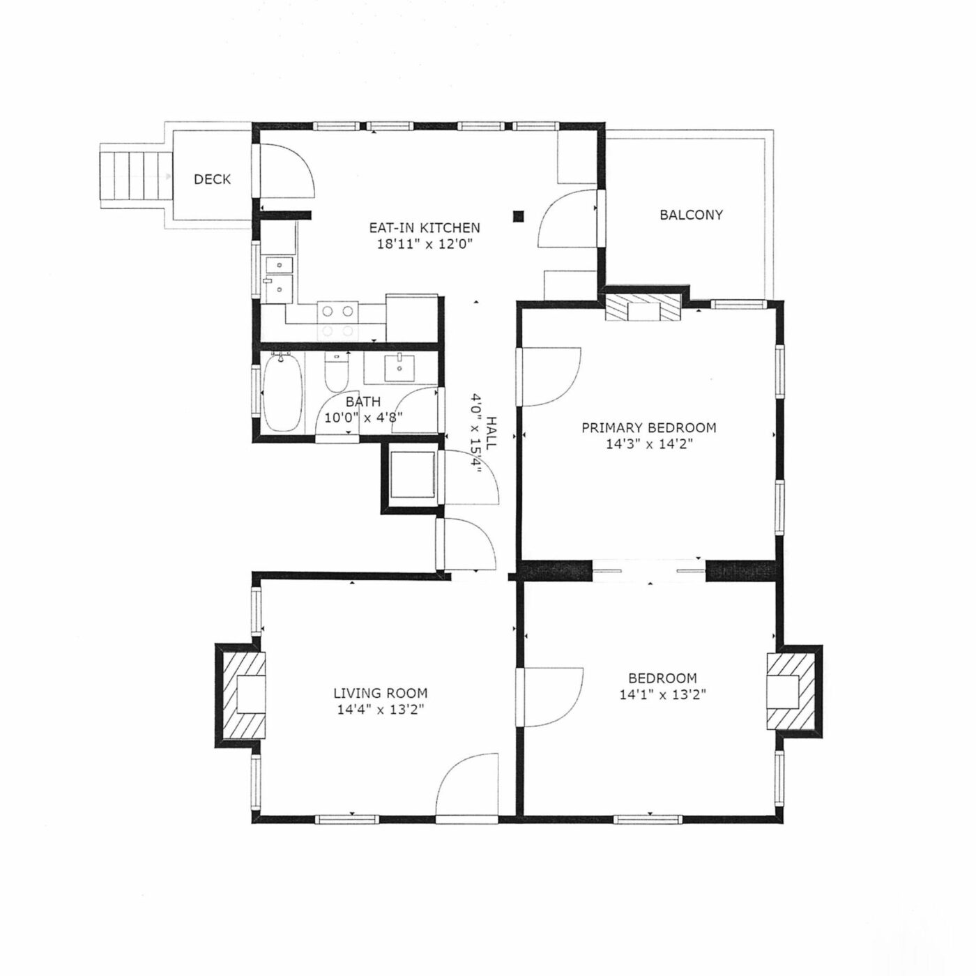 194 Alabama St. Apt A floor plan