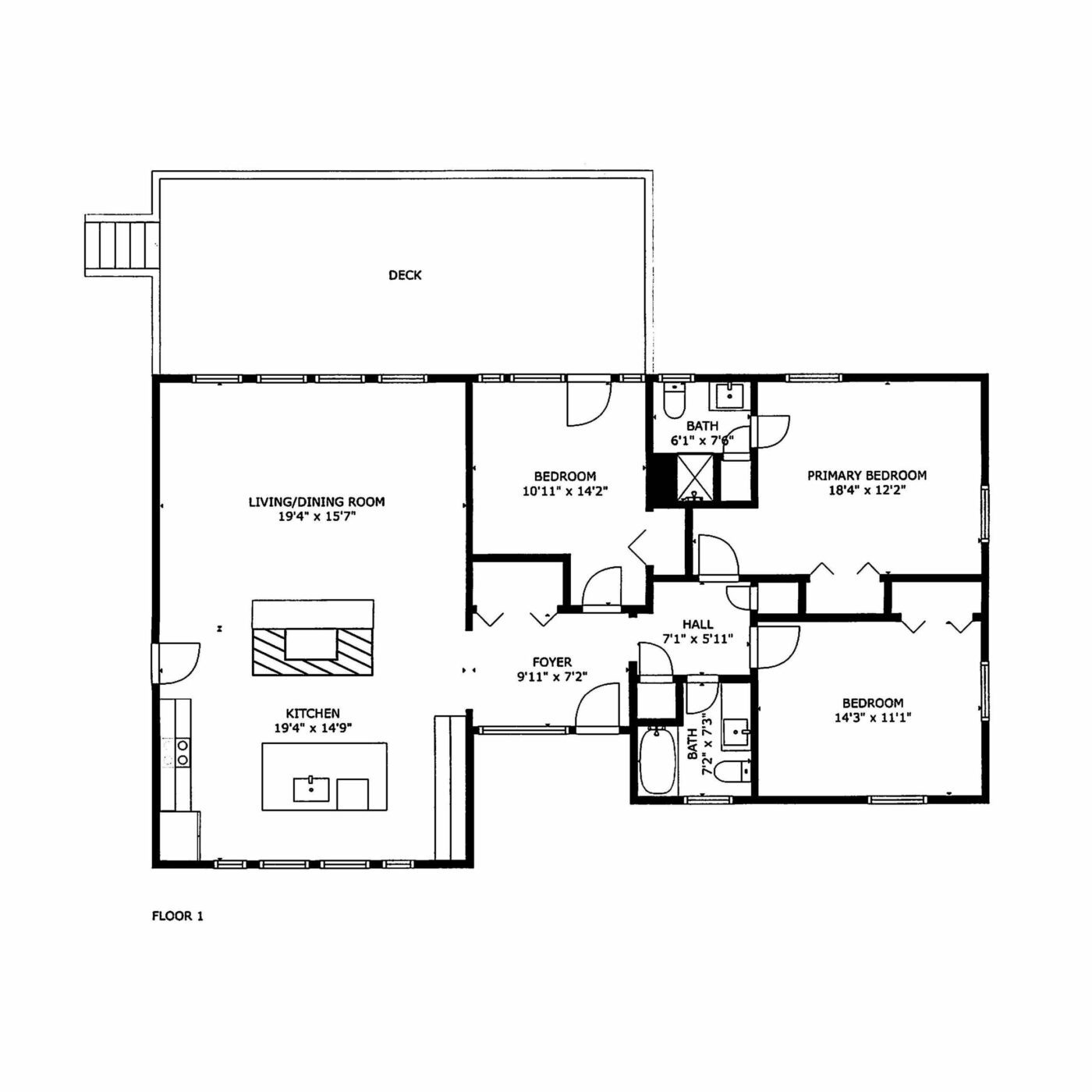 300 Holly Dr. floor plan